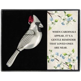"Cardinals Appear" Gift Boxed Ornament