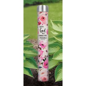 "With God" Mini Pole with Stake
