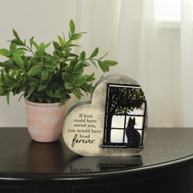 "Lived Forever" Heart Sitter