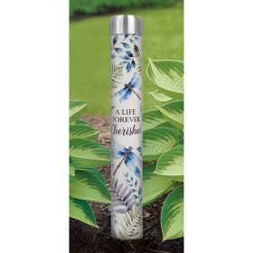 "Forever Cherished" Mini Memorial Pole with Stake