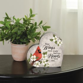 "Wings Were Ready" Heart Sitter