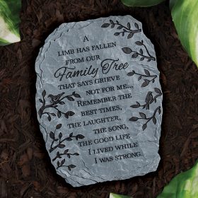 "Family Tree" Garden Stone