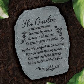 "Her Garden" Garden Stone