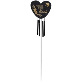 "In our Hearts" Chime Stake