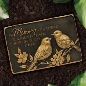 "Beautifully Lived" Memorial Stone