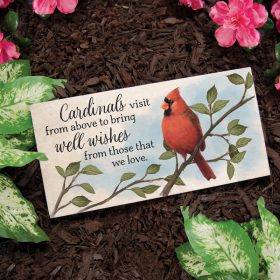 "Cardinals Visit" Marble Paver