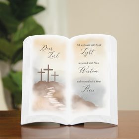 "Fill my Heart" Book Easel Plaque