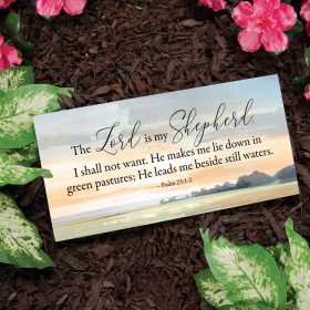 "23rd Psalm" Marble Paver