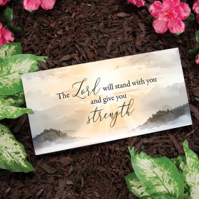 "Give your Strength" Marble Paver