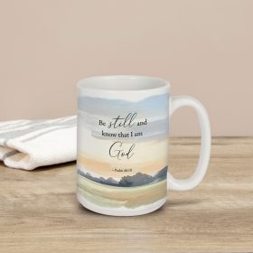 "Be Still" Boxed Mug