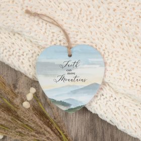 "Faith"" Heart Ornament