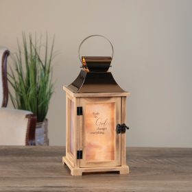 "Faith in God" Lantern