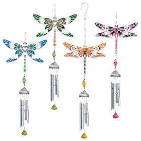 Pewterworks Dragonflies Chime 4pc Assortment