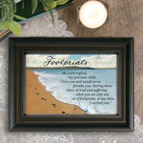 "Footprints In The Sand" Music Box