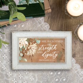 "Proverbs 31:25" Music Box