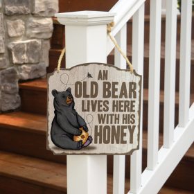 "Old Bear" Metal Wall Decor