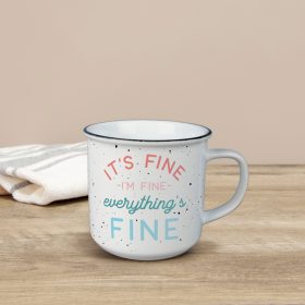 "Everything's Fine" Vintage Mug