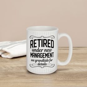 "Retired Grandkids" Boxed Mug