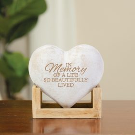 "Life So Beautifully Lived" 3D Heart