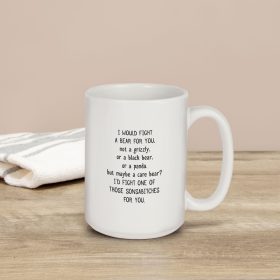 "Fight A Bear" Boxed Mug