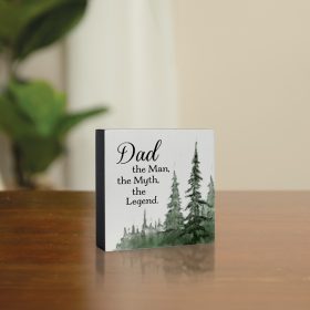 "Dad" Mini Square Sitter