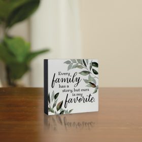 "Family" Mini Square Sitter