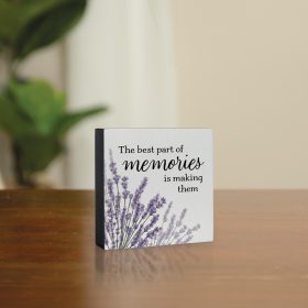 "Memories" Mini Square Sitter