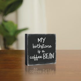 "Coffee Bean" Mini Square Sitter