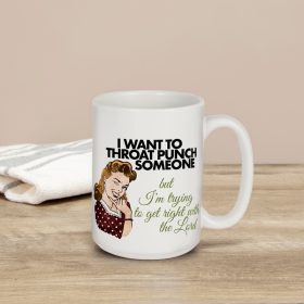 "Throat Punch" Boxed Mug