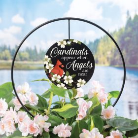 "Cardinals Appear" Plant Trellis