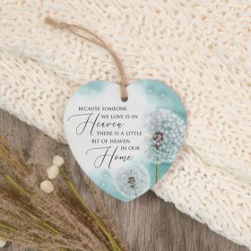 "Heaven In Our Home" Heart Ornament