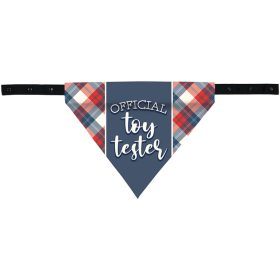 "Toy Tester" Medium/Large Bandana