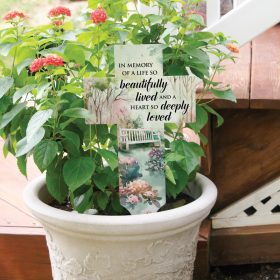 "In Memory" Cross Garden Stake