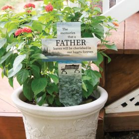 "Father" Cross Garden Stake