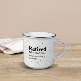 "Retired" Vintage Mug