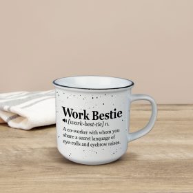 "Work Bestie" Vintage Mug