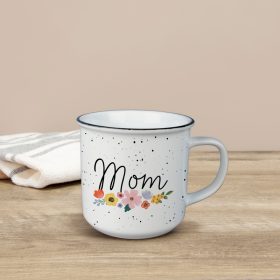 "Floral Mom" Vintage Mug