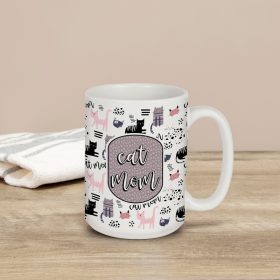 "Cat Mom" Boxed Mug