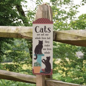 "Cats" 18" Metal Wall Décor
