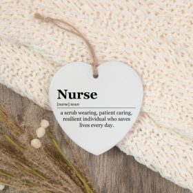 "Nurse" Heart Ornament