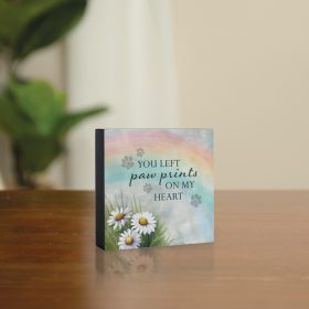 Paw Prints Mini Square Sitter