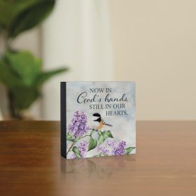 In God's Hands Mini Square Sitter