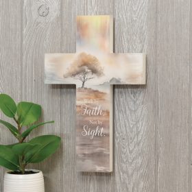 Walk By Faith Wall Cross