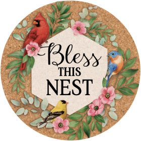 Bless This Next - Cork Trivet