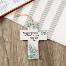 Dad's Eternal Light - Cross Ornament