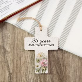 25 years - Cross Ornament