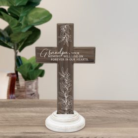 Grandpa - Wood Composite Cross