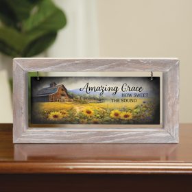 Amazing Grace - Framed Message Bar