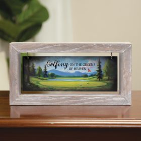 Golfing Greens - Framed Message Bar