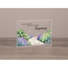 "New Beginning" Block Sitter